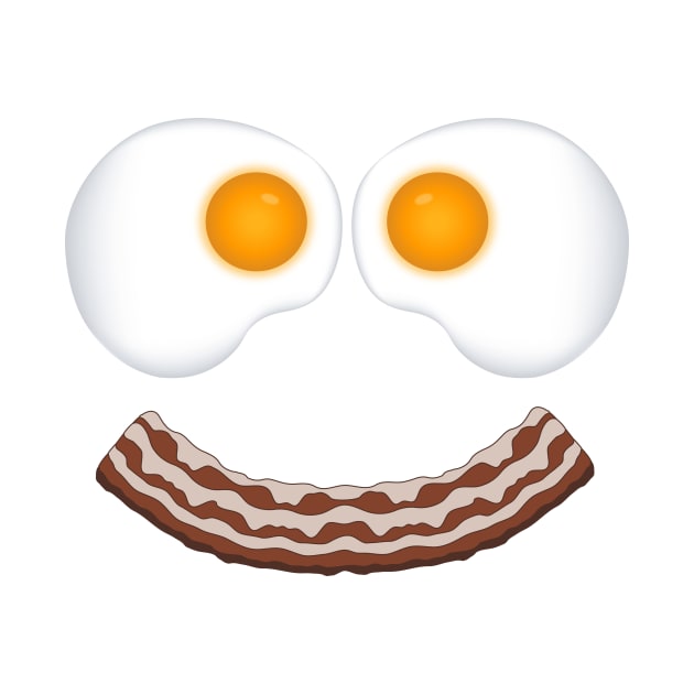 Eggs and Bacon Smiling Face by WarriorWoman