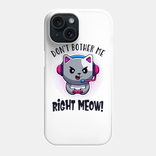 Gaming Cute Video Games Kitten Gamer Cat Phone Case