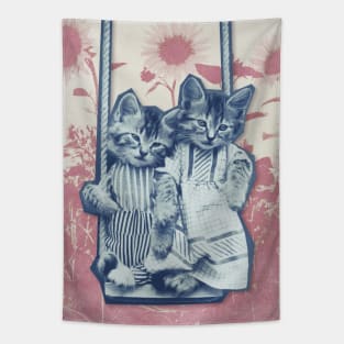 Vintage Cats - Swingin Tapestry