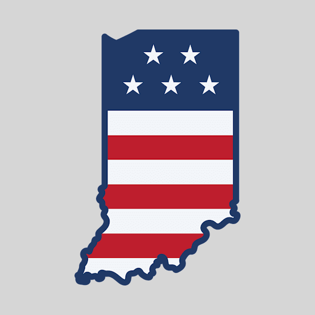 Stars and Stripes Indiana by SLAG_Creative