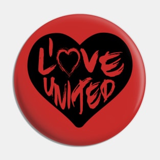 I Love United Pin