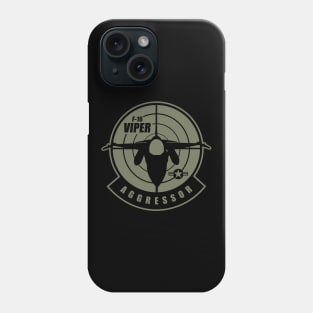 F-16 Aggressor Patch Phone Case