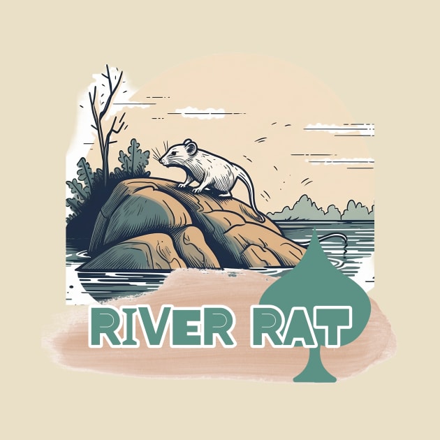 River Rat Poker by JusstTees