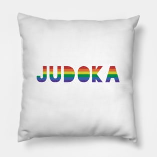 Judoka Gay Pride Pillow