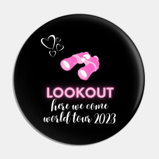 scentsy lookout, here we come, world tour 2023 Pin