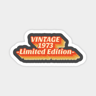 Vintage 1973 Limited Edition Retro Magnet