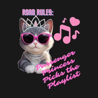 Passenger Princess - Cute Cat Lovers T-Shirt