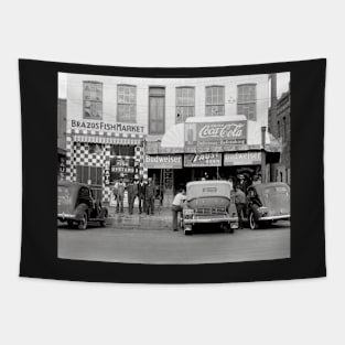 Bar & Restaurant, 1939. Vintage Photo Tapestry