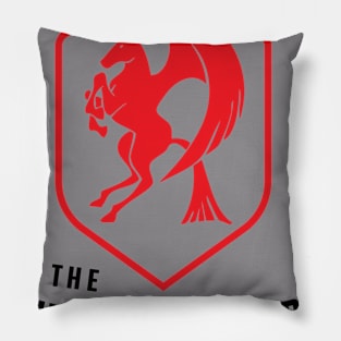 Amuro Ray | White Unicorn Emblem T-Shirt V2 Pillow