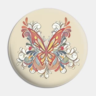 Butterfly Art Pin