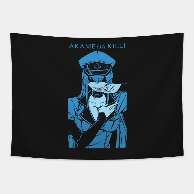 Esdeath Akame Ga Kill Manga Tapestry TeePublic