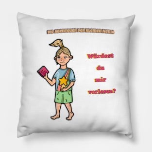 Lesen - The Adventures of Little Nenia - German version Pillow