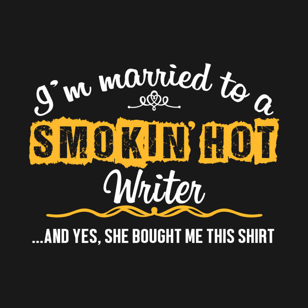 For Writer's Husband Funny Gift by divawaddle