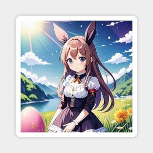 “Bunny Girl” Anime Easter Magnet