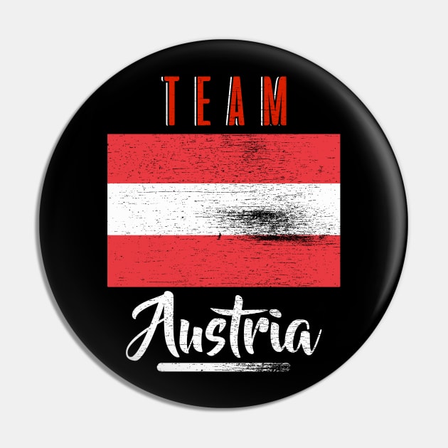 Team Austria - Prou Austrian Flag Gift Pin by biNutz