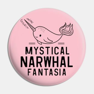 Mystical Narwhal Fantasia Pin