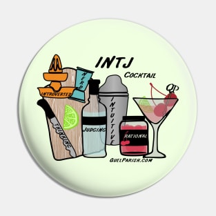 INTJ Cocktail Elixir of Insight Pin
