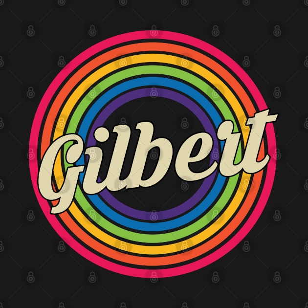 Gilbert - Retro Rainbow Style by MaydenArt