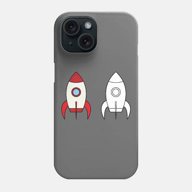 Technology Rocket Phone Case by Alvd Design