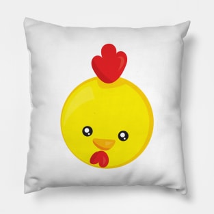 Cute Chicken, Baby Chicken, Chick, Rooster Pillow