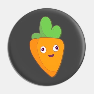 Happy Carrot Top Pin