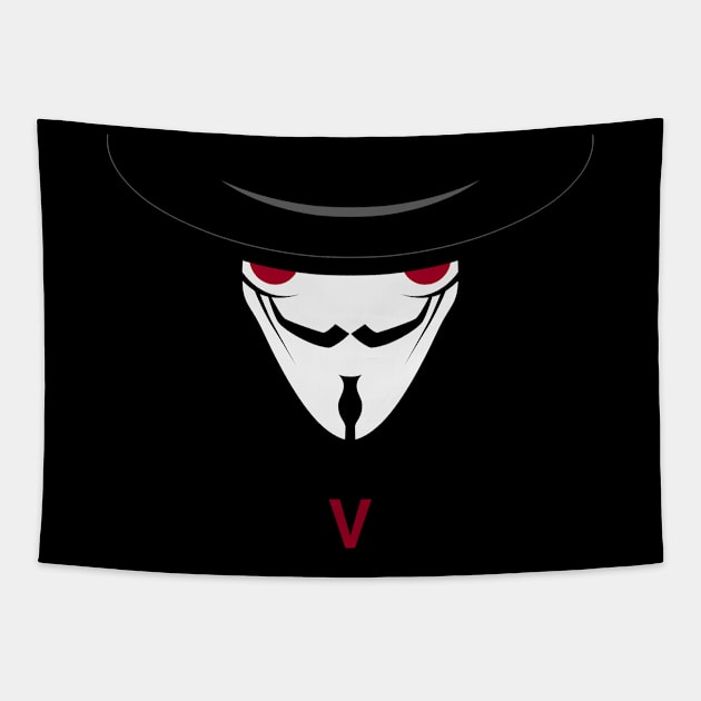 V for Vendetta Tapestry by StudioInfinito
