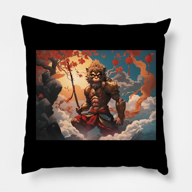 Sun Wukong Pillow by Daniel99K