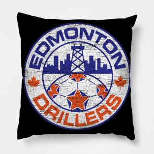 Edmonton Drillers Vintage Pillow