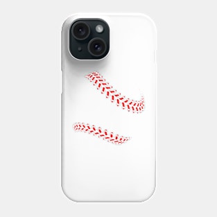 Baseball - Silhouette Ball Phone Case