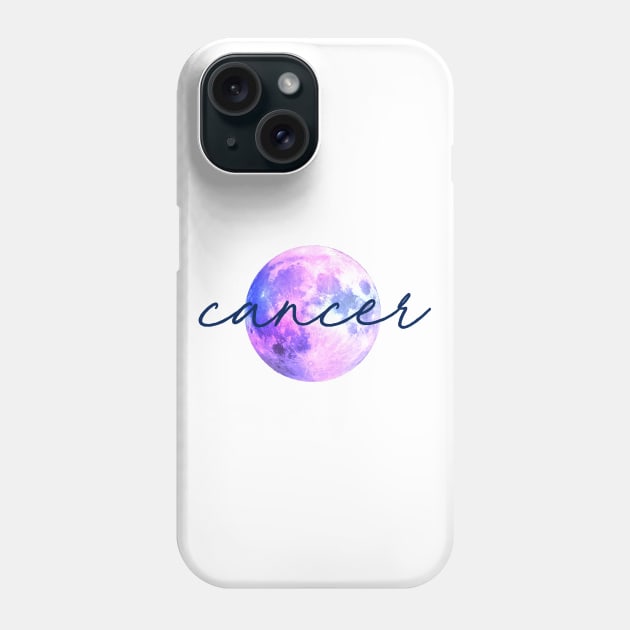 Cancer Moon Quote Phone Case by aterkaderk