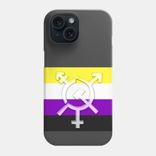 Enby Communist Pride Phone Case