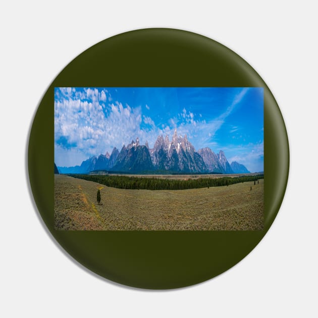 The Grand Tetons Pin by Ckauzmann