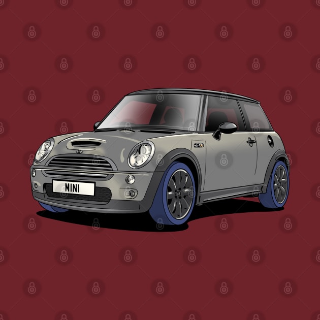 Silver Mini Cooper S R53 by Webazoot