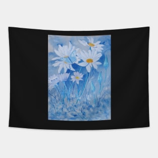 Butterfly on the Daisies Tapestry