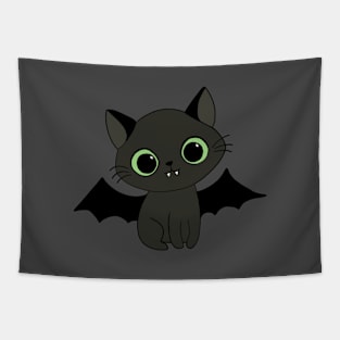 Kitty Cat the Vampire Bat Tapestry