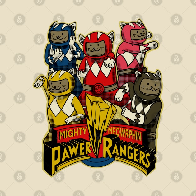 PAWER RANGERS by kimikodesign