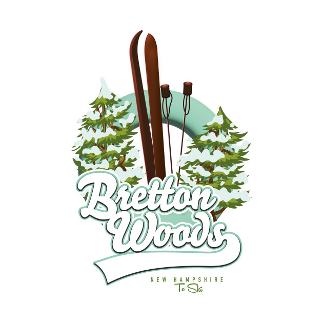 Bretton Woods New Hampshire ski logo by nickemporium1