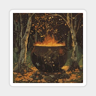 Witch Cauldron Magnet