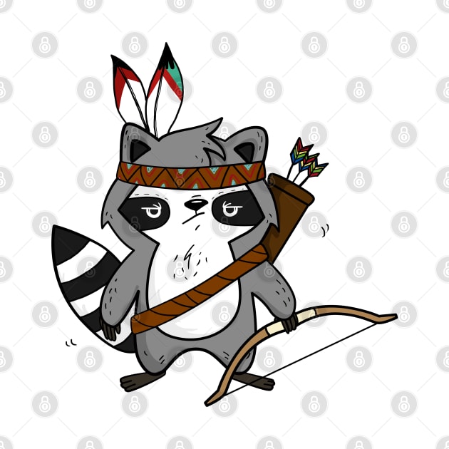 Apache The Raccoon by lunaticpark