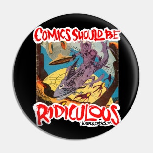 Comics Should Be Ridiculous: Steve Ditko A Pin