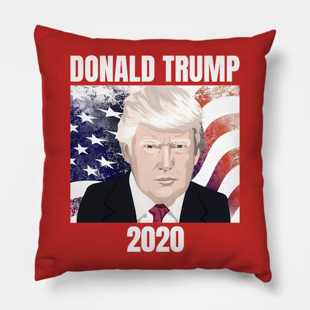 Trump 2020 Campaign Pillow by victoriashel