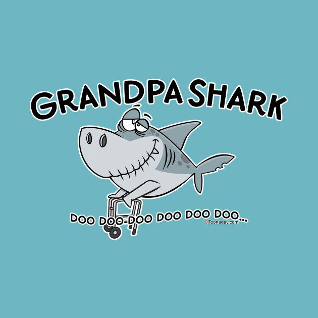 Grandpa Shark by Toonaday