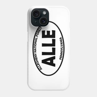 Allegheny National Forest oval Phone Case