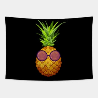 Pineapple Sunglasses Hawaiian Aloha Beach Painting Tapestry