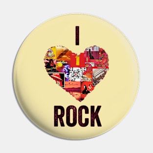 I love Rock Pin