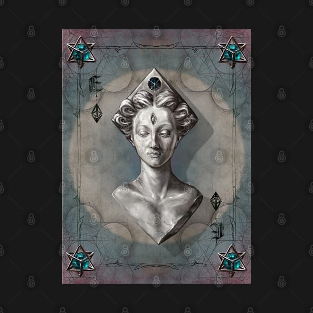 Ethereum card, Spiritual, Divine Feminine Fantasy art by Lotusalchemy