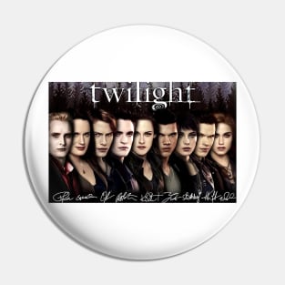 Twilight Movie Cast Signed Fan Pin