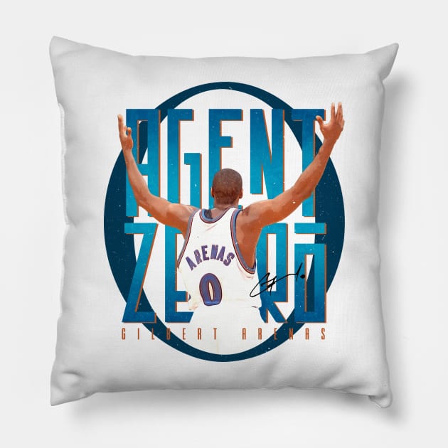 Gilbert Arenas Agent Zero Pillow by Juantamad