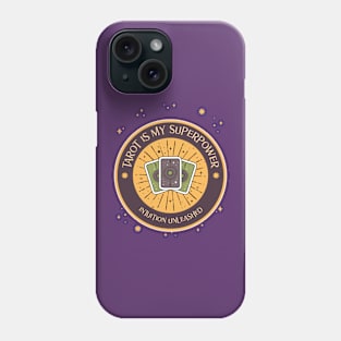 Tarot is my superpower, intuition unleashed Phone Case