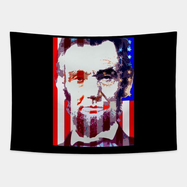 abraham lincoln Tapestry by oryan80